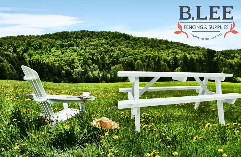B Lee Fencing's premium Picnic Bench